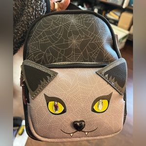 • MOVING LAST CHANCE 7/31/2024 • Betsey Johnson 2022 Halloween Mini Cat Backpack